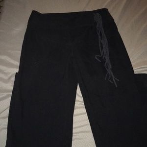 Black dressy boho pants